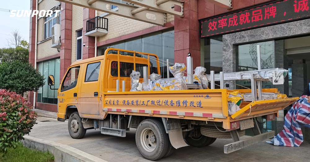 發(fā)貨啦！山普智能下料機(jī)結(jié)構(gòu)已成功發(fā)往客戶現(xiàn)場(chǎng)